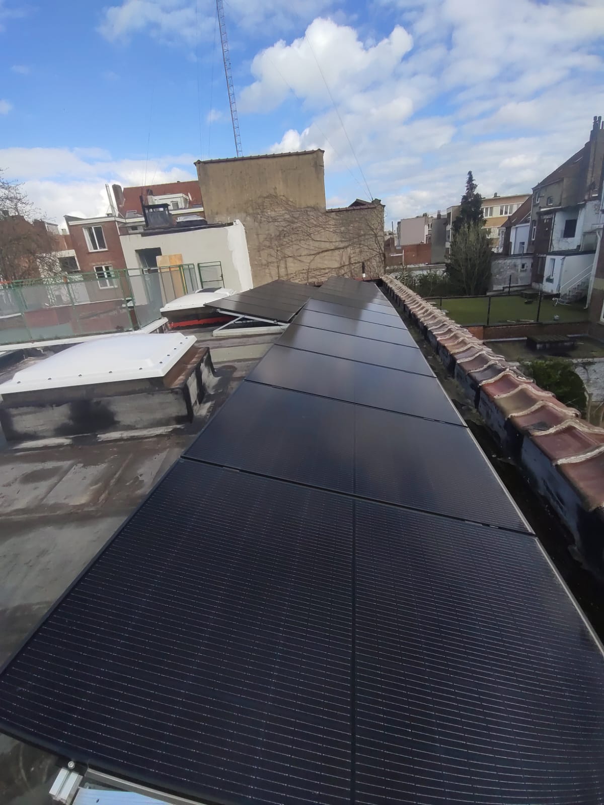 Pose panneaux en portrait