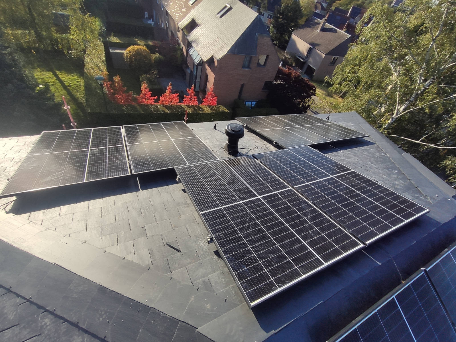 Pose sur ardoises naturelles